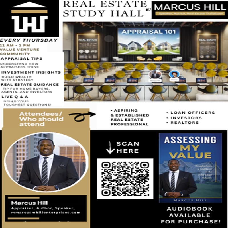 Cover Image for 🏡 Real Estate Study Hall with Marcus Hill