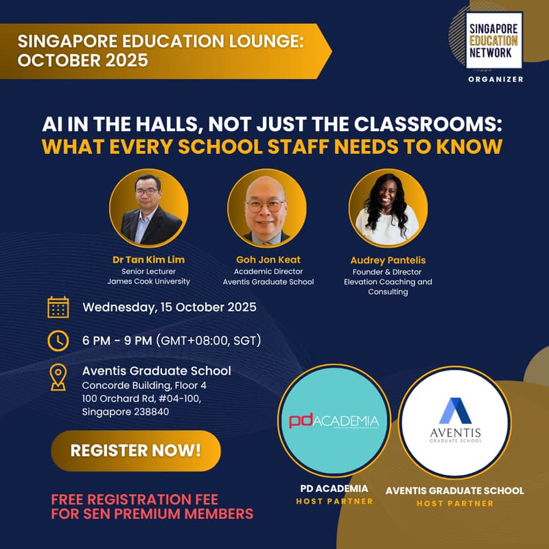Cover Image for Singapore Education Lounge: October 2025