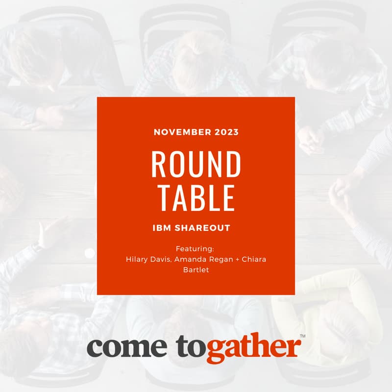 November Roundtable: IBM Share Out · Zoom · Luma