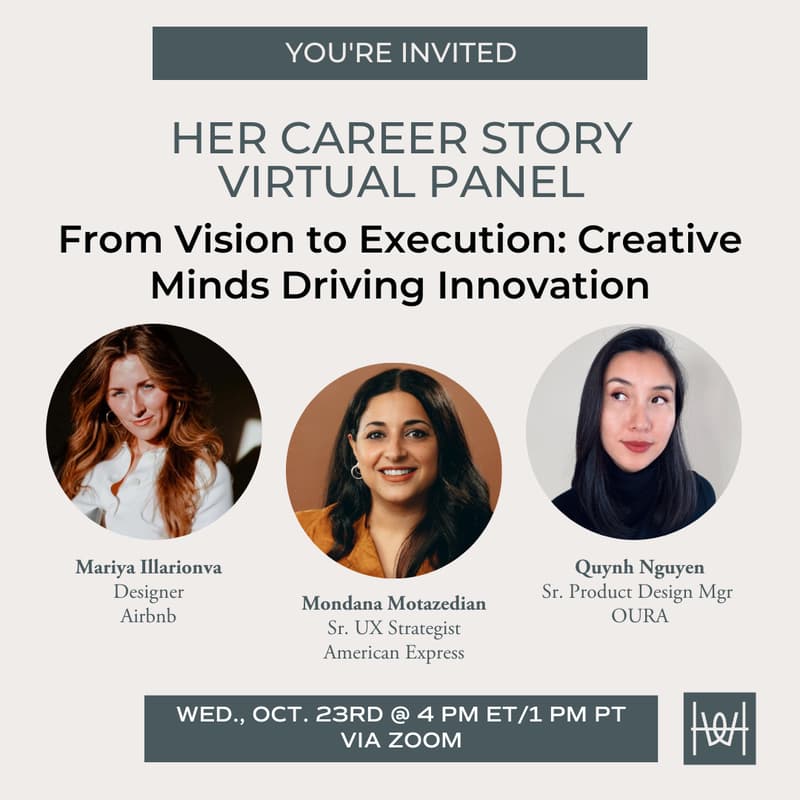 Her Career Story - Virtual Panel Discussion on From Vision to Execution ...