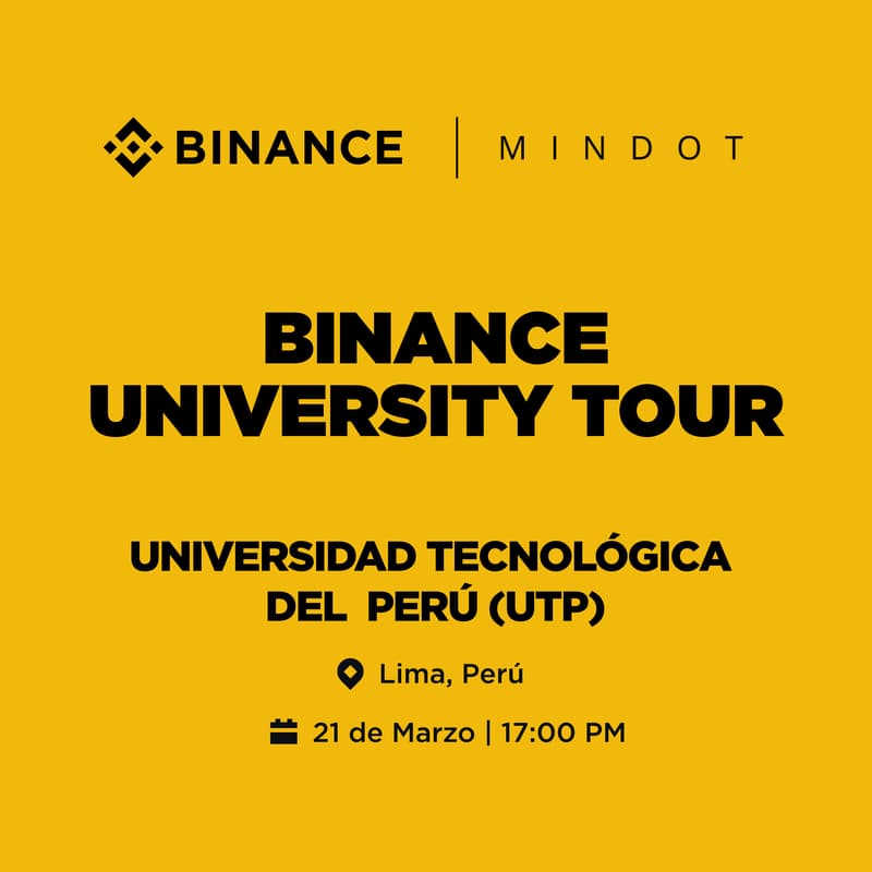 Foto de portada de Binance University Tour - Universidad UTP Sede Central, Lima