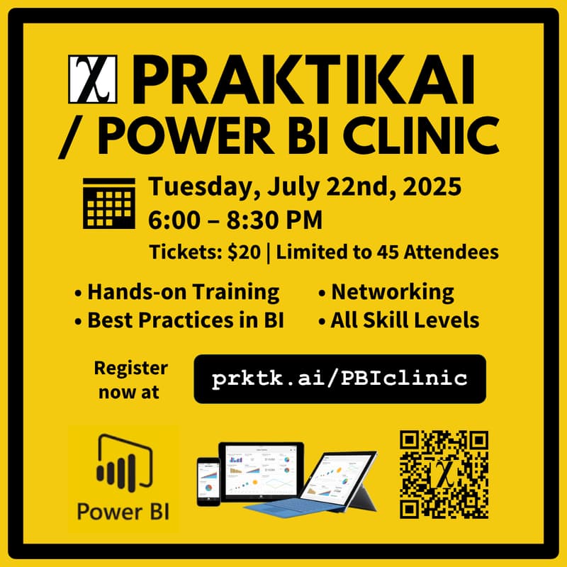 Cover Image for Business Intelligence in Action: Hands-on Microsoft Power BI Clinic