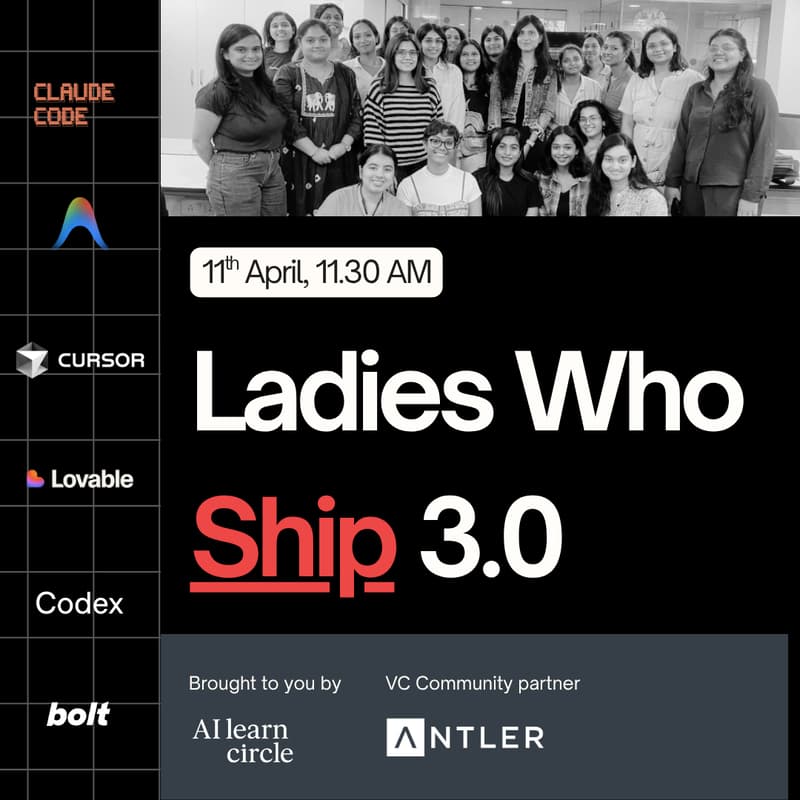 Cover Image for Ladies Who Ship (Mini-AI buildathon): Third Edition