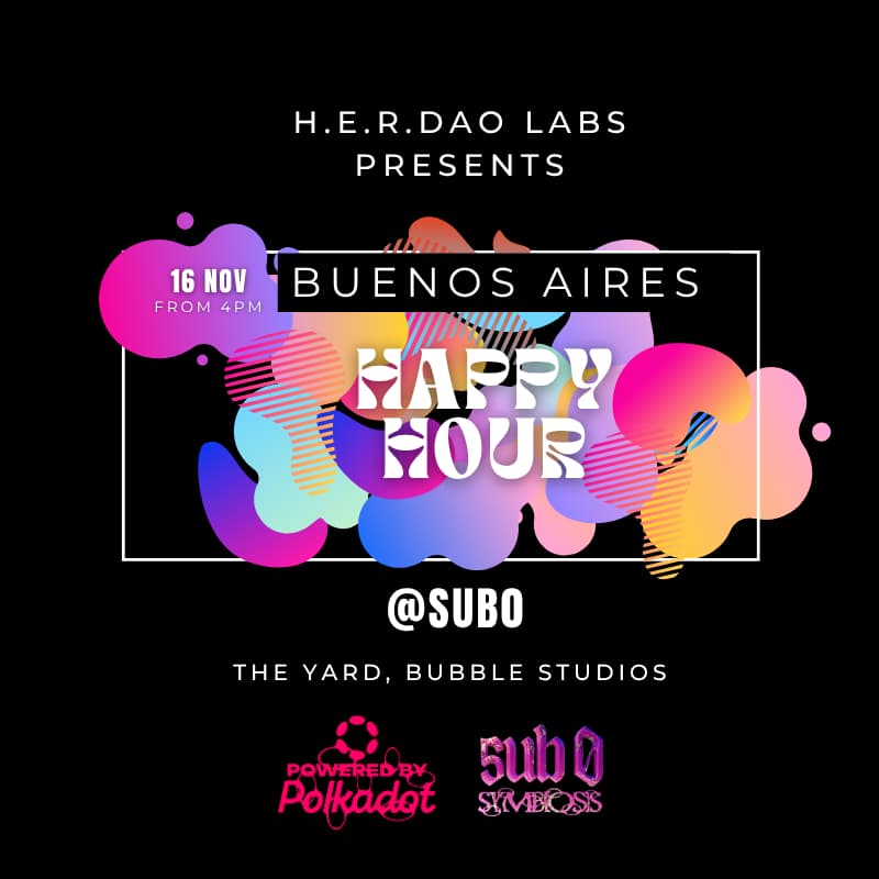 Cover Image for H.E.R. DAO LABS HAPPY HOUR @ Sub0