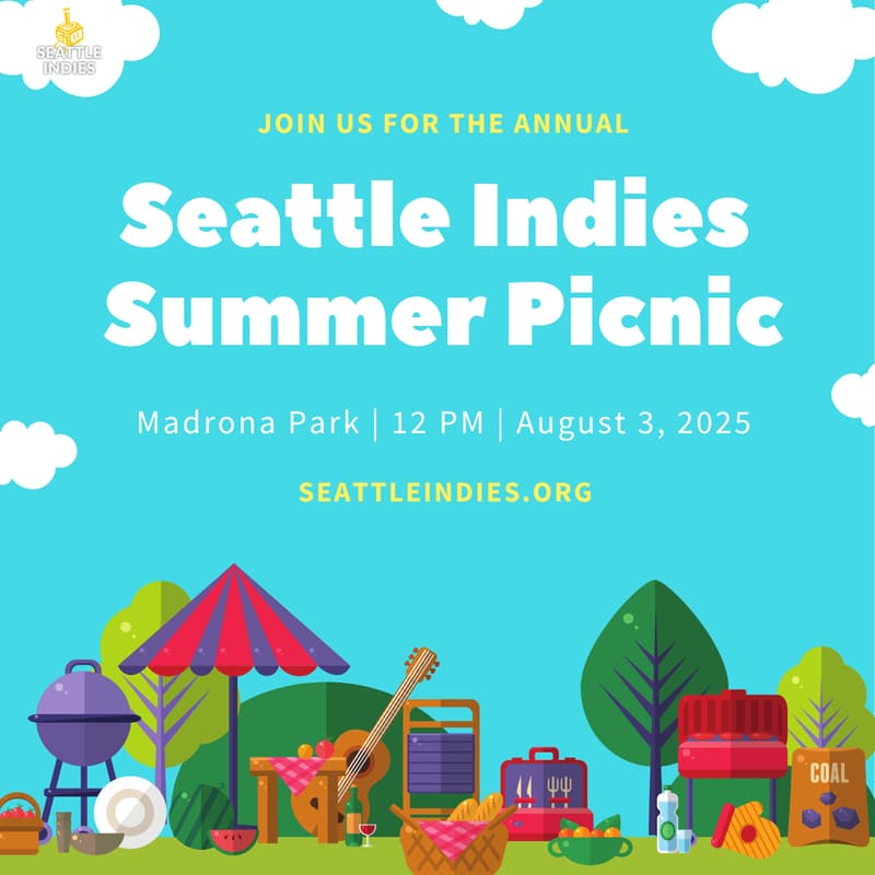 Cover Image for Seattle Indies Summer Picnic
