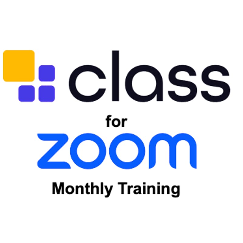 Cover Image for Class for Zoom Monthly Training