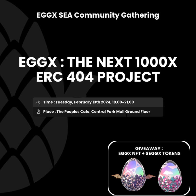 Cover Image for EGGX : THE NEXT 1000x ERC404 PROJECT