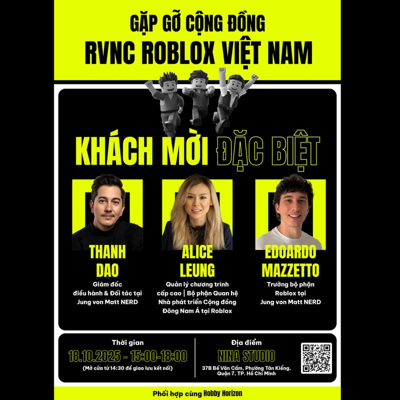Ảnh bìa cho RVNC Roblox Community Meetup