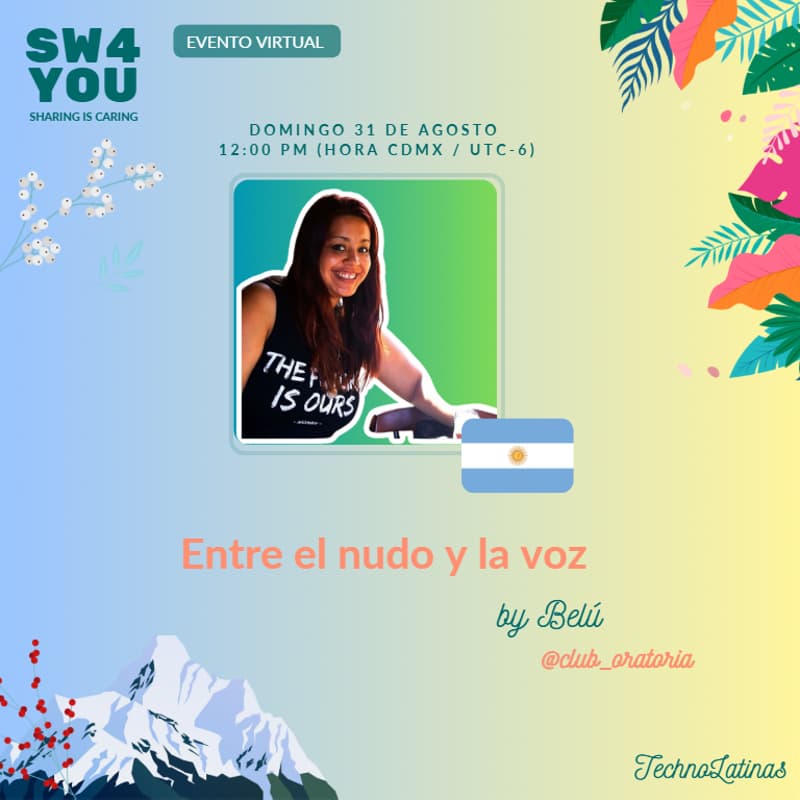 Cover Image for SW4U25- Entre el nudo y la voz - Domingo 31 -12:00 pm