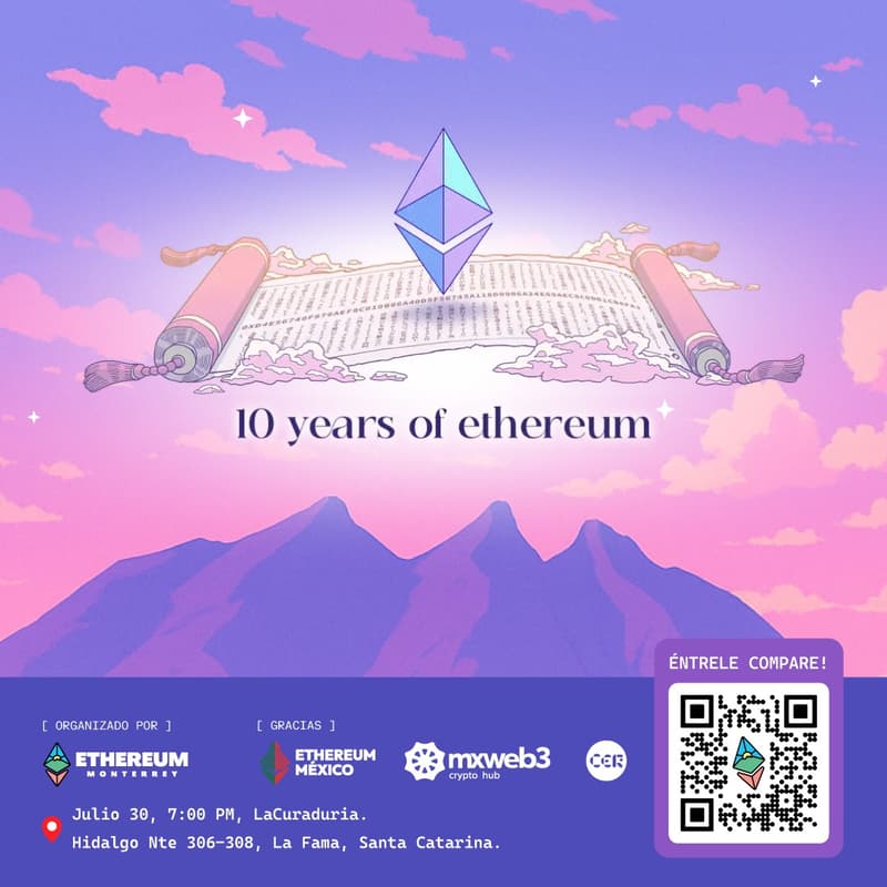 Cover Image for 10-year anniversary of Ethereum