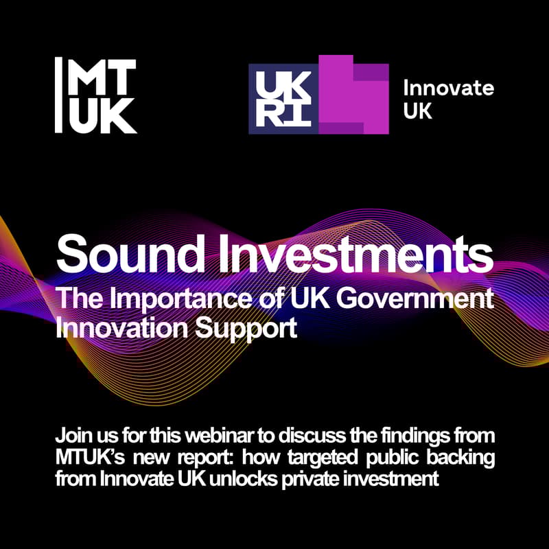 Cover Image for Sound Investments: The Importance of UK Government Innovation Support