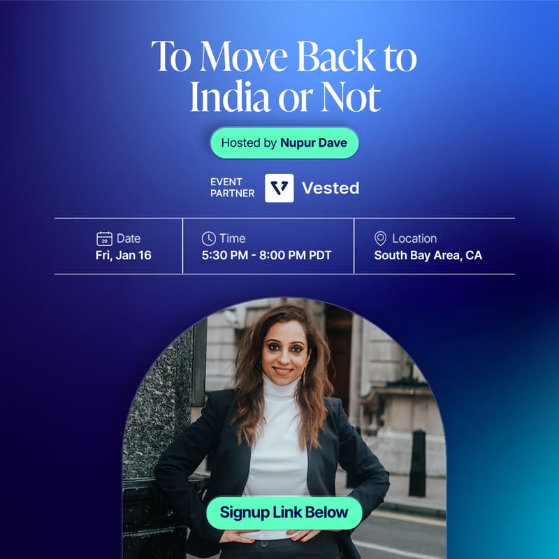 Cover Image for To Move Back to India or Not- Nupur Dave (ft Vested)  South Bay