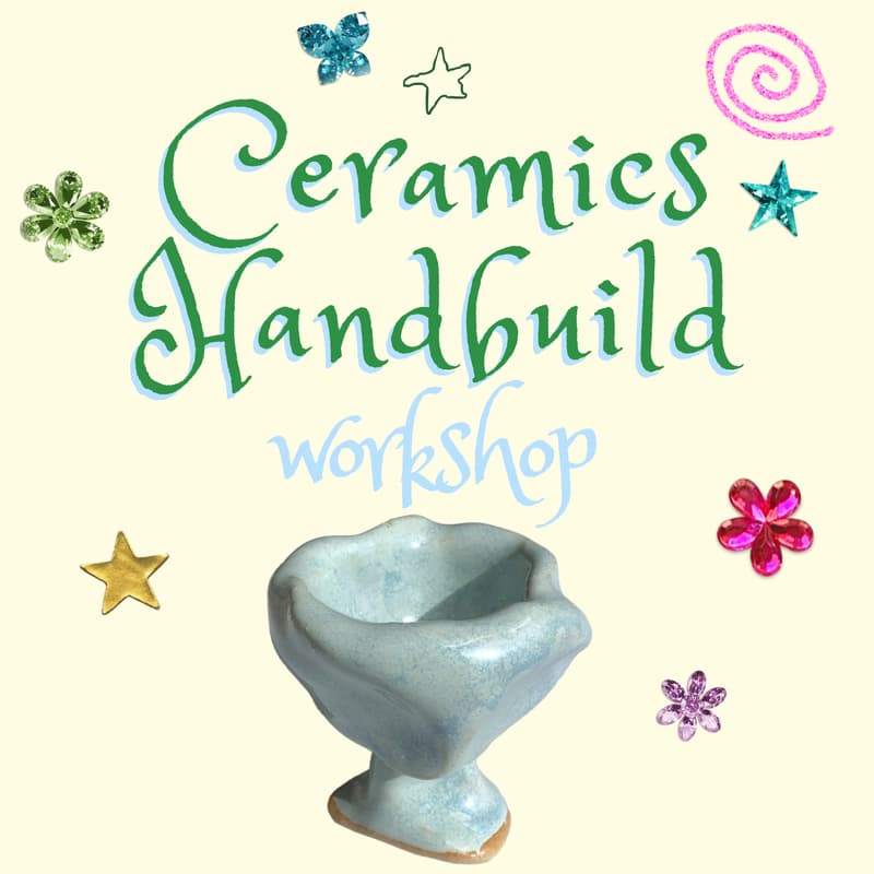 Cover Image for 🍸 ceramic cocktail glass pottery class: handbuilding workshop