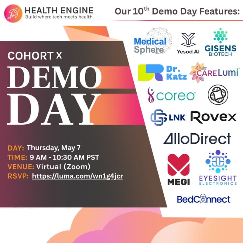 Cover Image for Health Engine Cohort X Demo Day