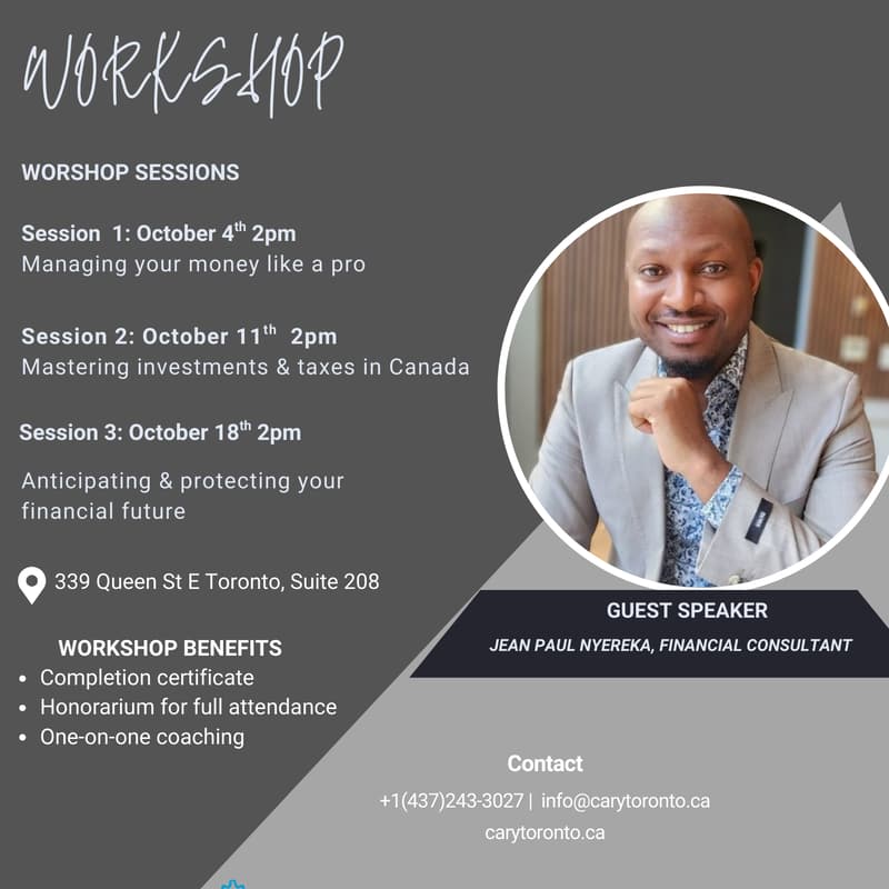 Cover Image for Financial Literacy workshop
