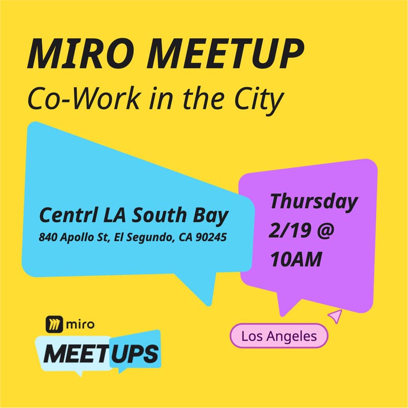 Cover Image for Miro Meetup: CoWork in the City