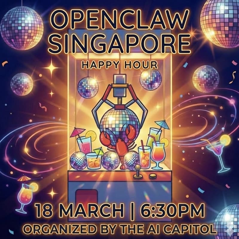 Cover Image for OpenClaw Singapore Happy Hour