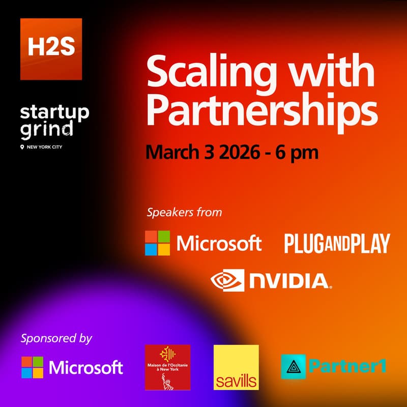 Cover Image for Access Enterprise Customers through Partnerships - Panel with Nvidia, Microsoft, Plug & Play and more!
