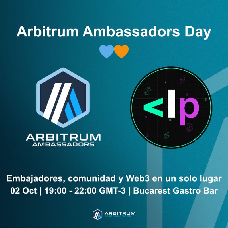 Cover Image for Arbitrum Ambassadors Day X CLP + Arbitrum Ambassadors