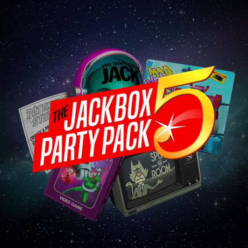Cover Image for Jackbox Games - Patently Stupid, Split The Room & More