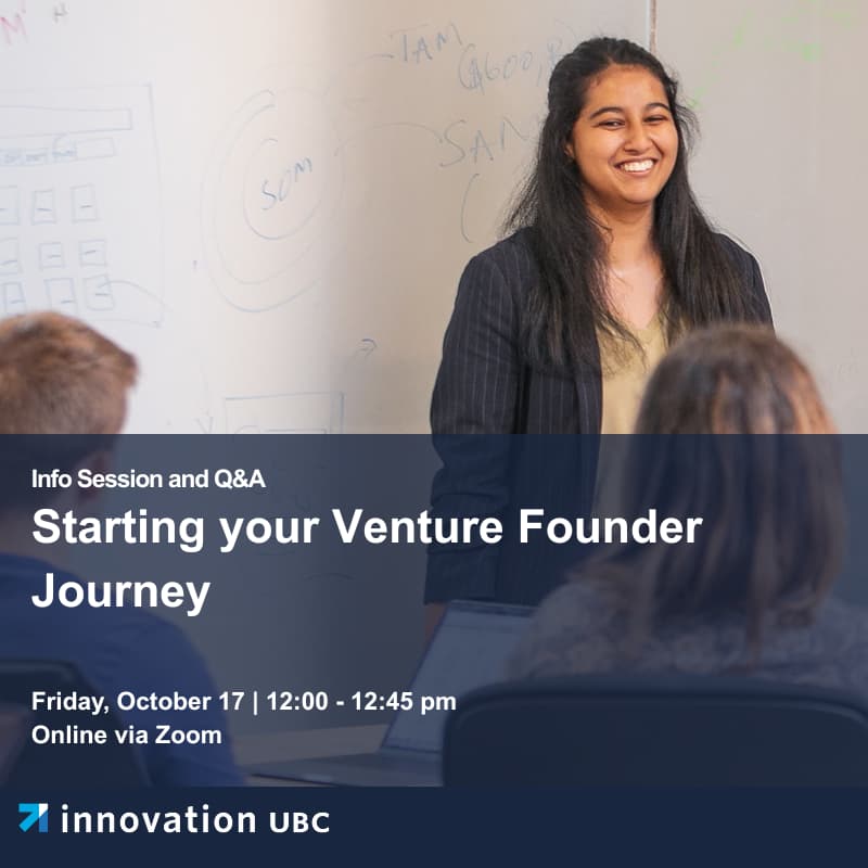 Cover Image for Starting your Venture Founder Journey: Info Session and Q&A