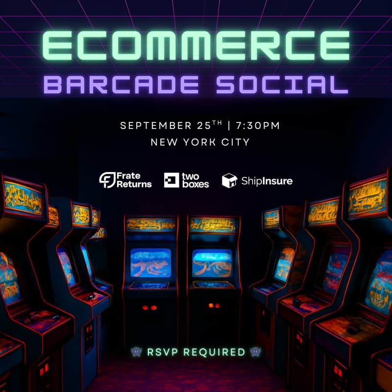 Cover Image for Insert Coin → Connect: NYC Arcade Social with Frate, Two Boxes, & ShipInsure