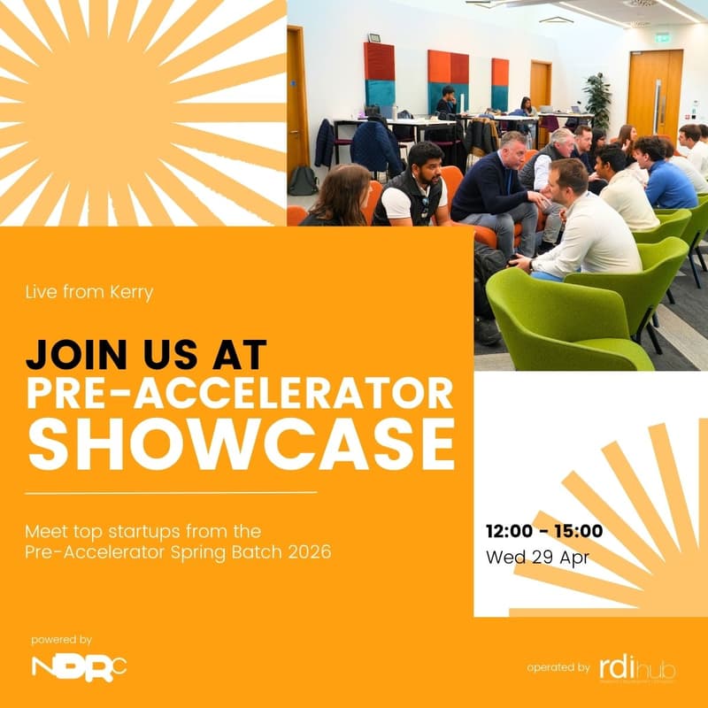 Cover Image for NDRC Pre-Accelerator Showcase - Spring Batch 2026