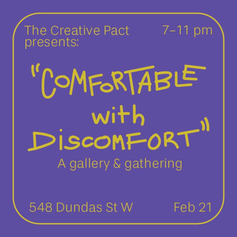 Cover Image for Comfortable with Discomfort: A Gallery and Gathering