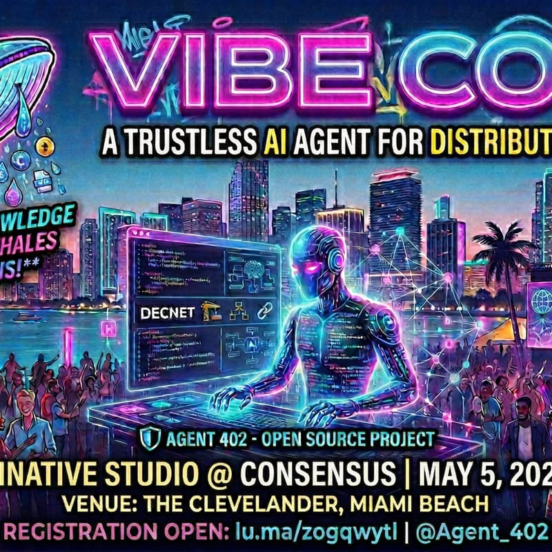 Cover Image for Vibe Code a Trustless AI Agent on Hedera 🏗️🔗