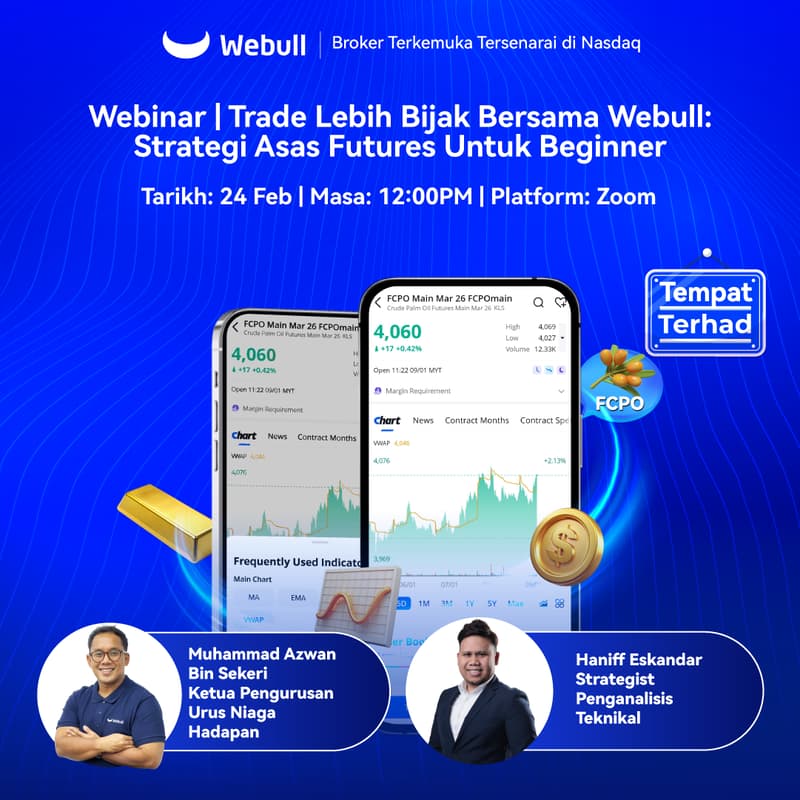 Cover Image for Webinar | Trade Lebih Bijak Bersama Webull:  Strategi Asas Futures Untuk Beginner