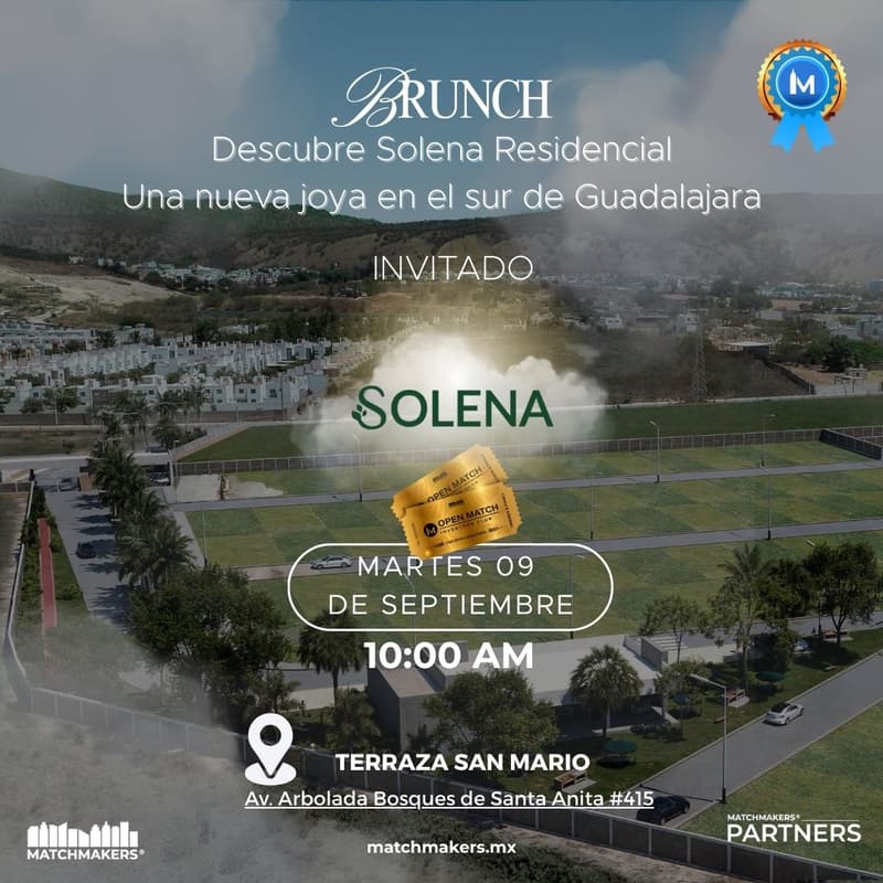 Foto de portada de 🌿Brunch- Descubre Solena Residencial: Una nueva Joya de terrenos en el Sur.✨
