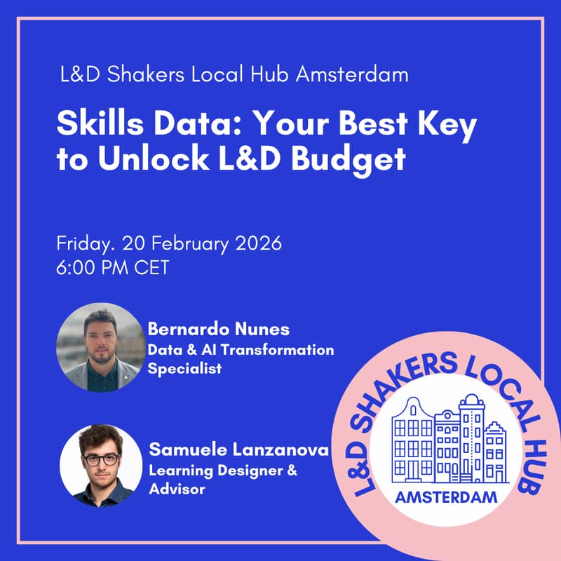 Cover Image for Amsterdam Hub-Skills Data: Your Best Key to Unlock L&D Budget