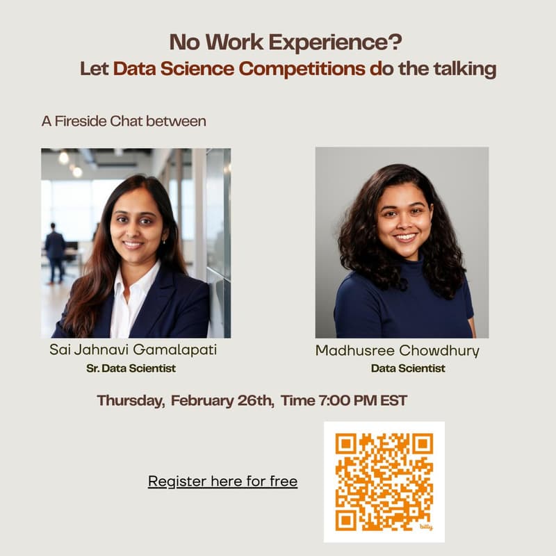 Cover Image for No Work Experience? Let Data Science Competitions do the talking
