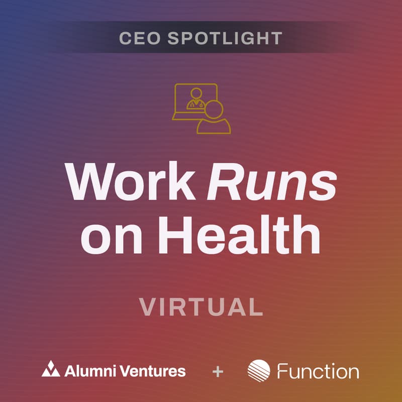 Cover Image for AV CEO Spotlight: Work Runs on Health