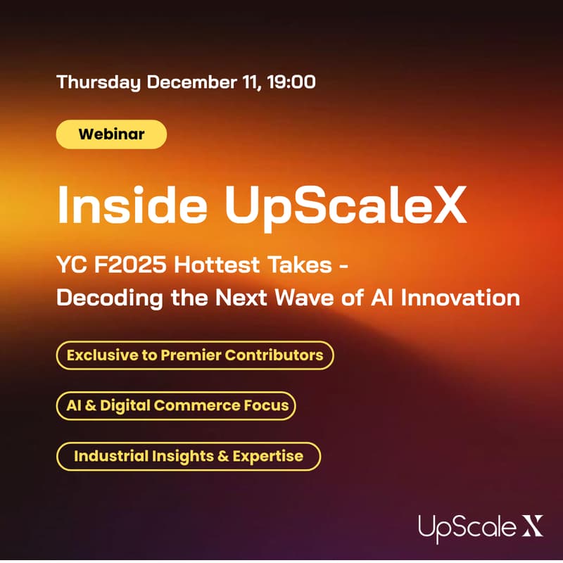Cover Image for Inside UpScaleX: YC F2025 Hottest Takes - Decoding the Next Wave of AI Innovation