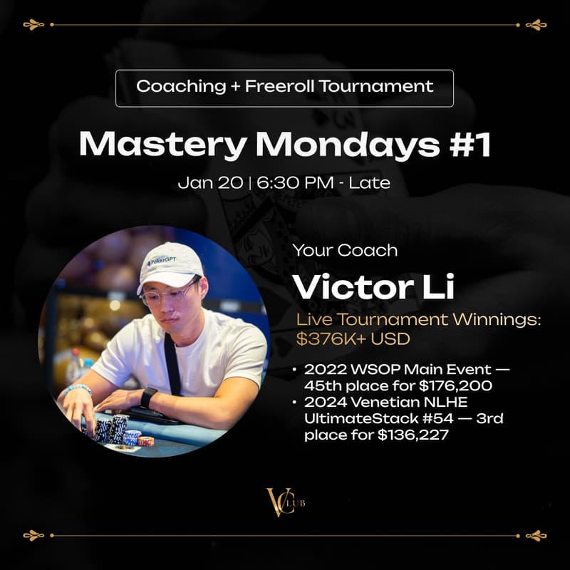 Cover Image for VClub | Mastery Mondays #1 + Freeroll
