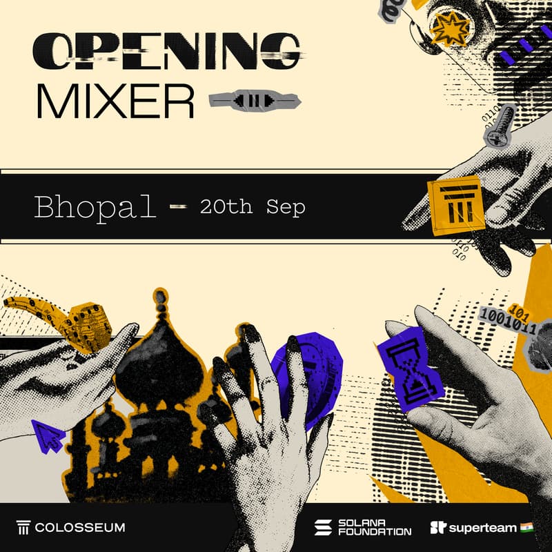Cover Image for Superteam Cypherpunk Opening Mixer, Bhopal