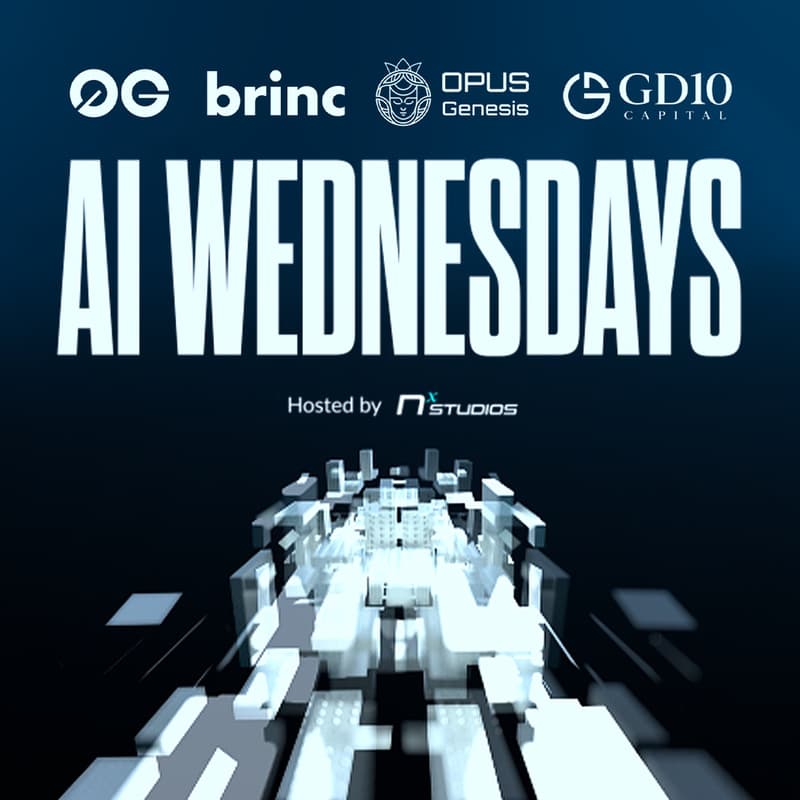 Cover Image for AI Wednesdays, with 0G, OPUS, Brinc and GD10