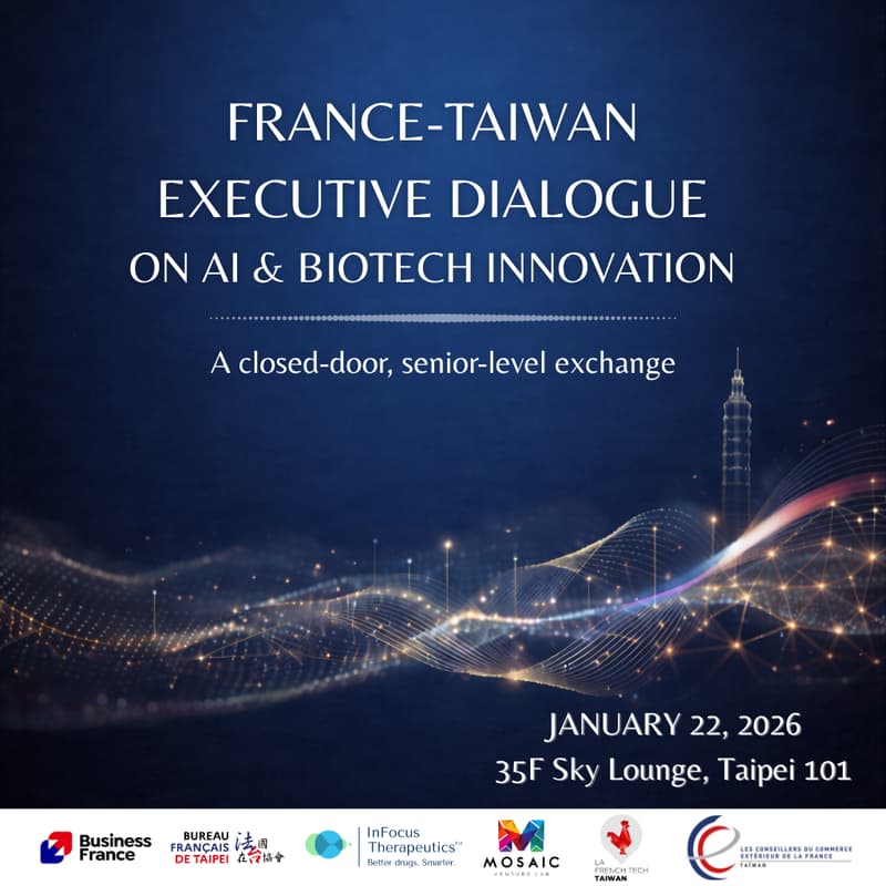 Cover Image for France–Taiwan Executive Dialogue on AI & Biotech Innovation