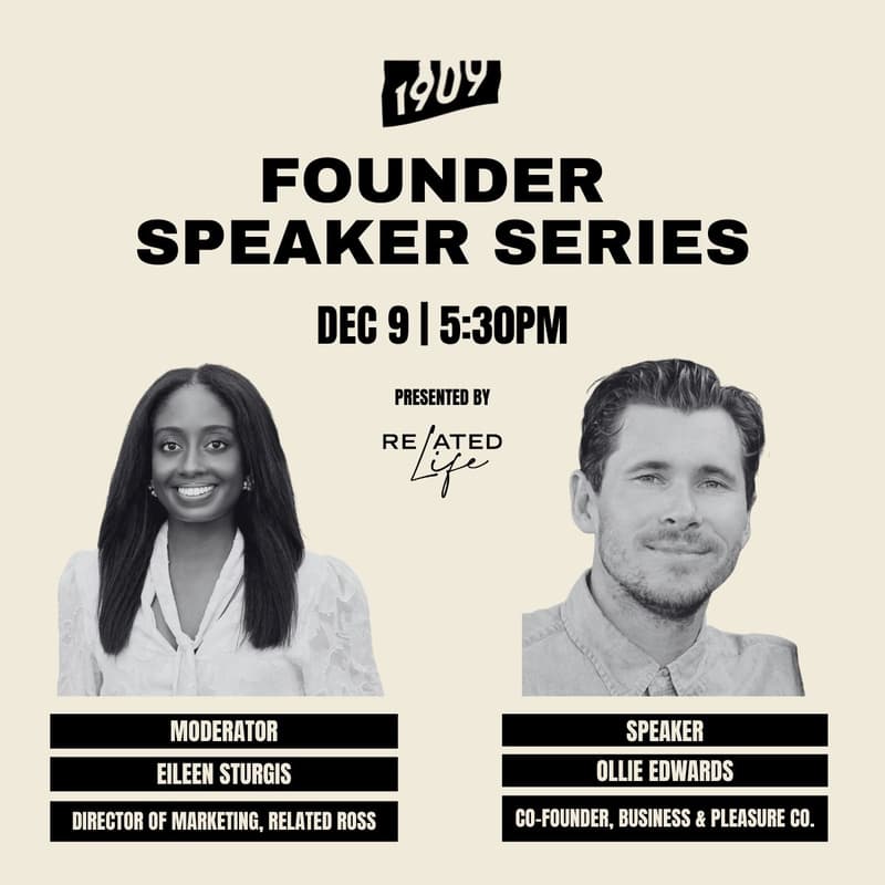 Cover Image for 1909 Founder Speaker Series