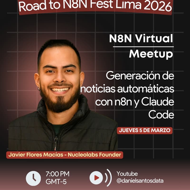 Cover Image for N8N Virtual: Generación de noticias automáticas con N8N y Claude Code