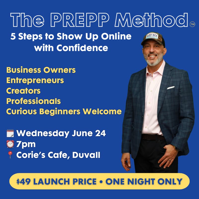 Cover Image for The PREPP Method: 5 Steps to Show Up Online with Confidence