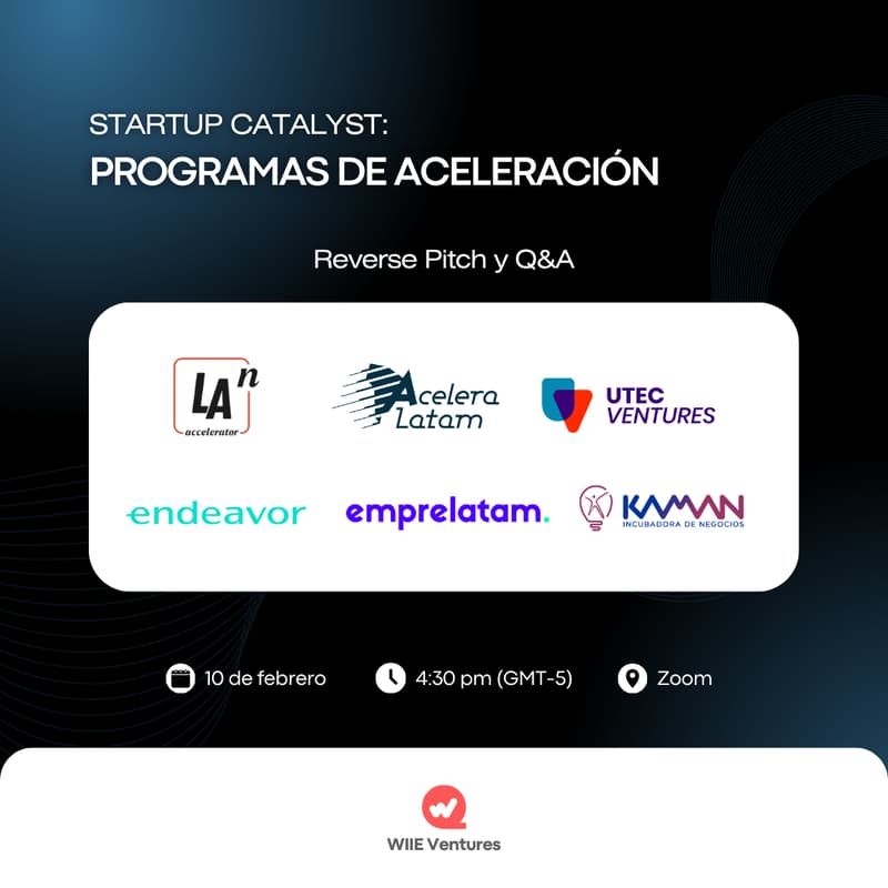 Cover Image for STARTUP CATALYST: Programas de Aceleración