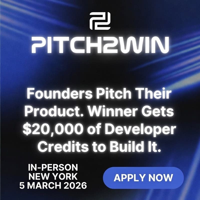 Cover Image for Pitch2Win: Wow the judges, win $20,000 in Xogito credits to build your app