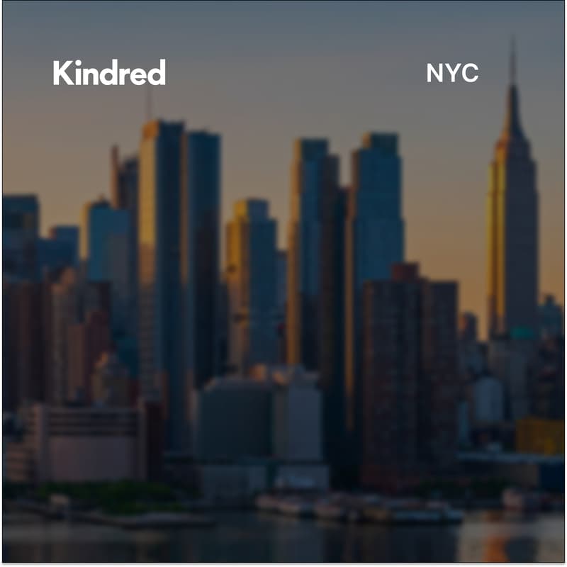 Cover Image for Kindred NYC: Virtual Gathering for New Members