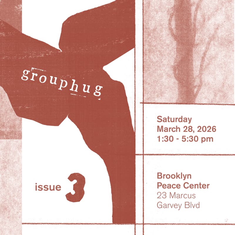 Cover Image for grouphug, issue three – launch & fundraiser