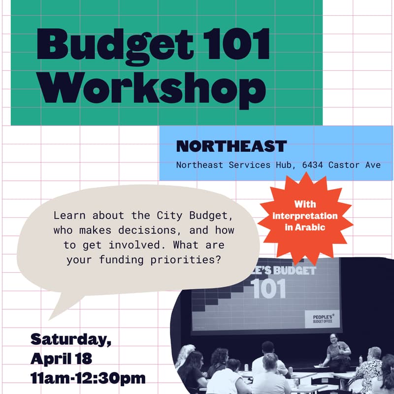 Cover Image for [Postponed] Budget 101: Northeast