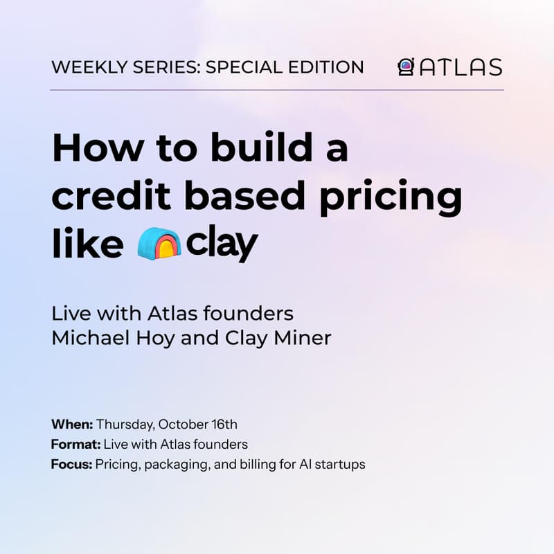 Cover Image for Episode 12: Special edition - How to build a credit based pricing model like Clay.com