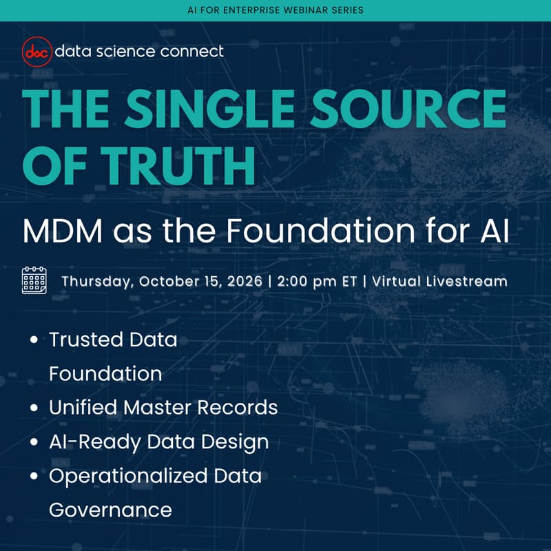 Cover Image for The Single Sourceof Truth: MDM as the Foundation for AI