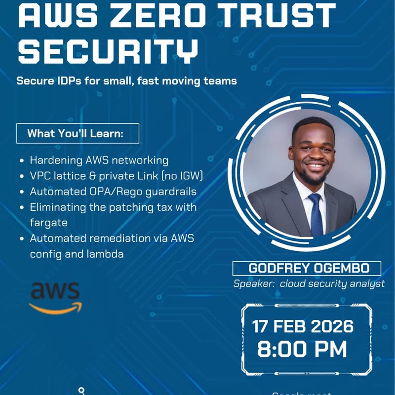 Cover Image for AWS Zero Trust Security: Secure IDPs for Small, Fast-Moving Teams